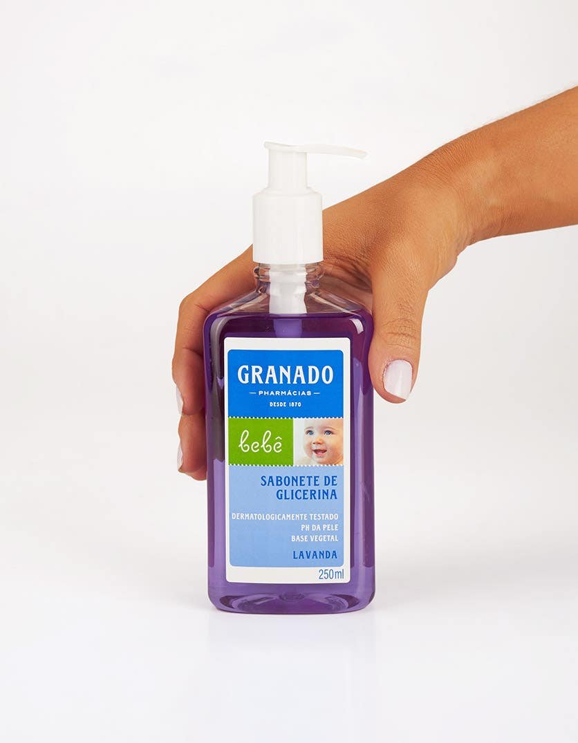 Sabonete Líquido de Glicerina Granado Bebê Lavanda 250ml - Imagem 2
