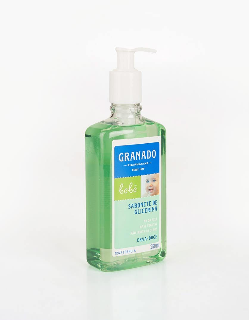 Sabonete Líquido de Glicerina Granado Bebê Erva-doce 250ml - Imagem 4