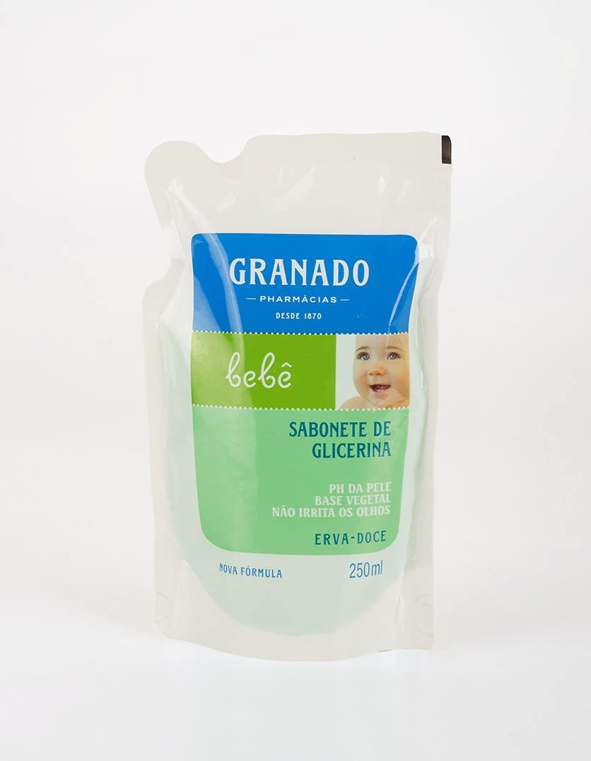 Refil Sabonete Líquido de Glicerina Granado Bebê Erva-doce 250ml