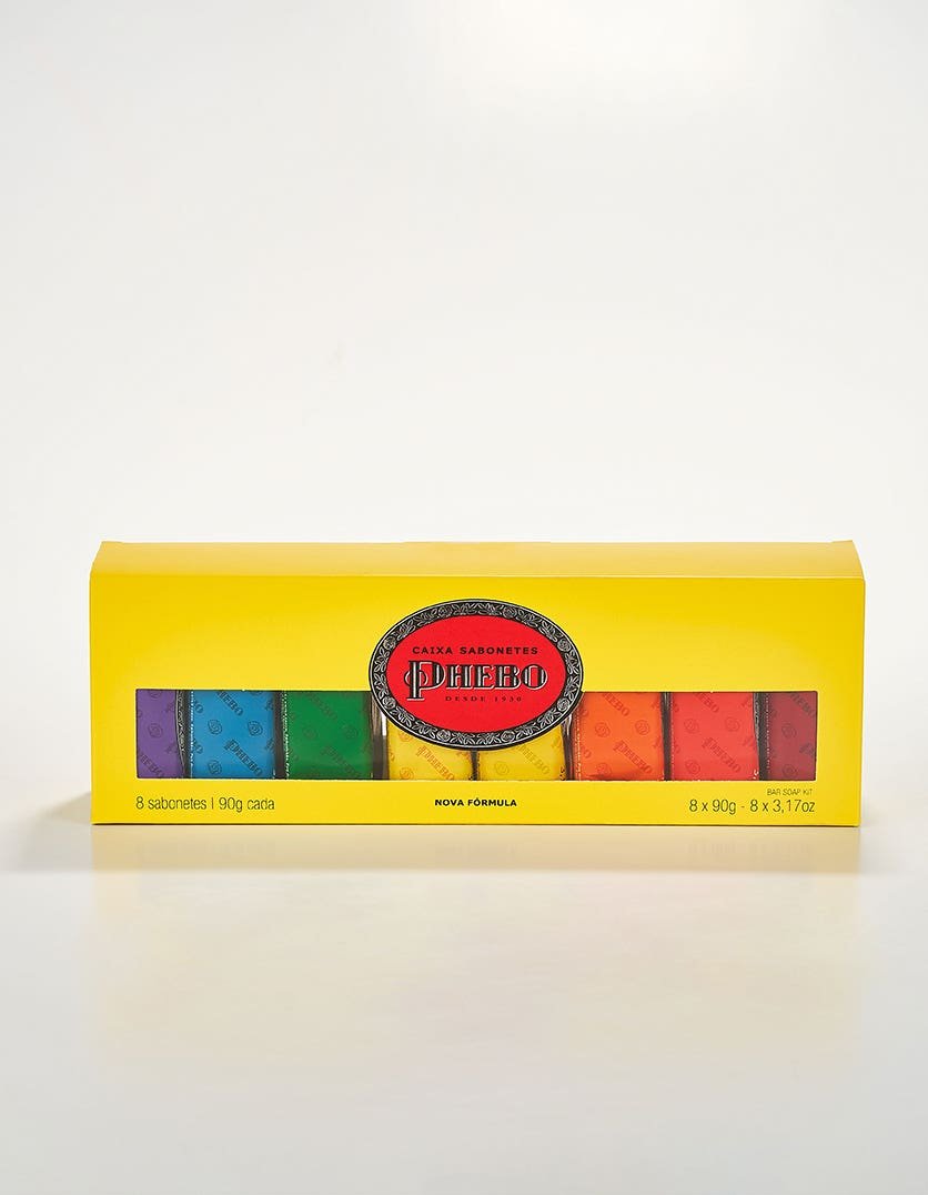 Caixa Sabonete de Glicerina Phebo Amarelo - 8 unidades 90g - Imagem 4
