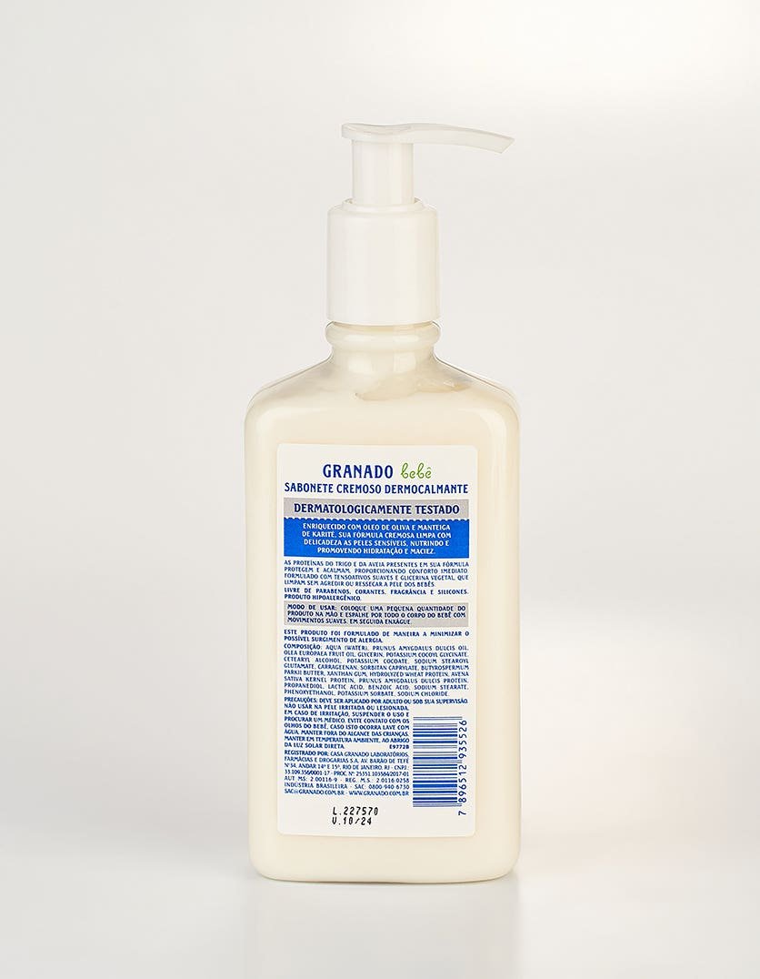 Sabonete Cremoso Dermocalmante Bebê Peles Sensíveis 250ml - Imagem 4