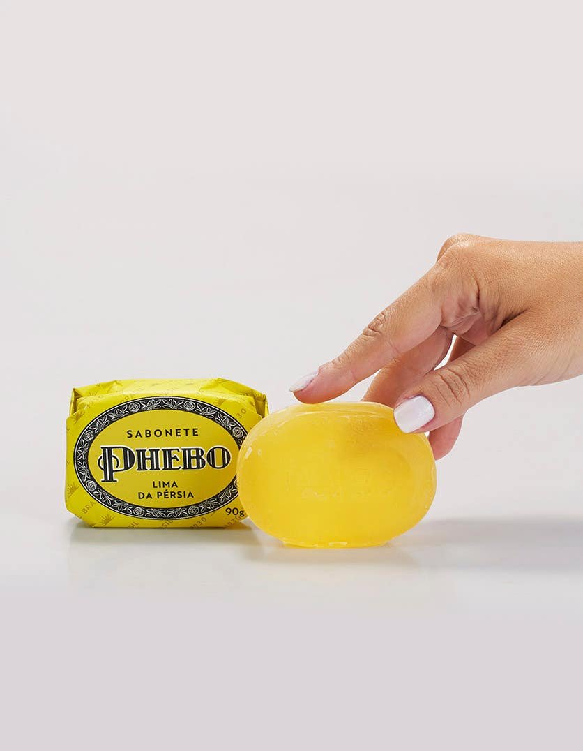 Sabonete em Barra de Glicerina Phebo Lima da Persia 90g - Imagem 3