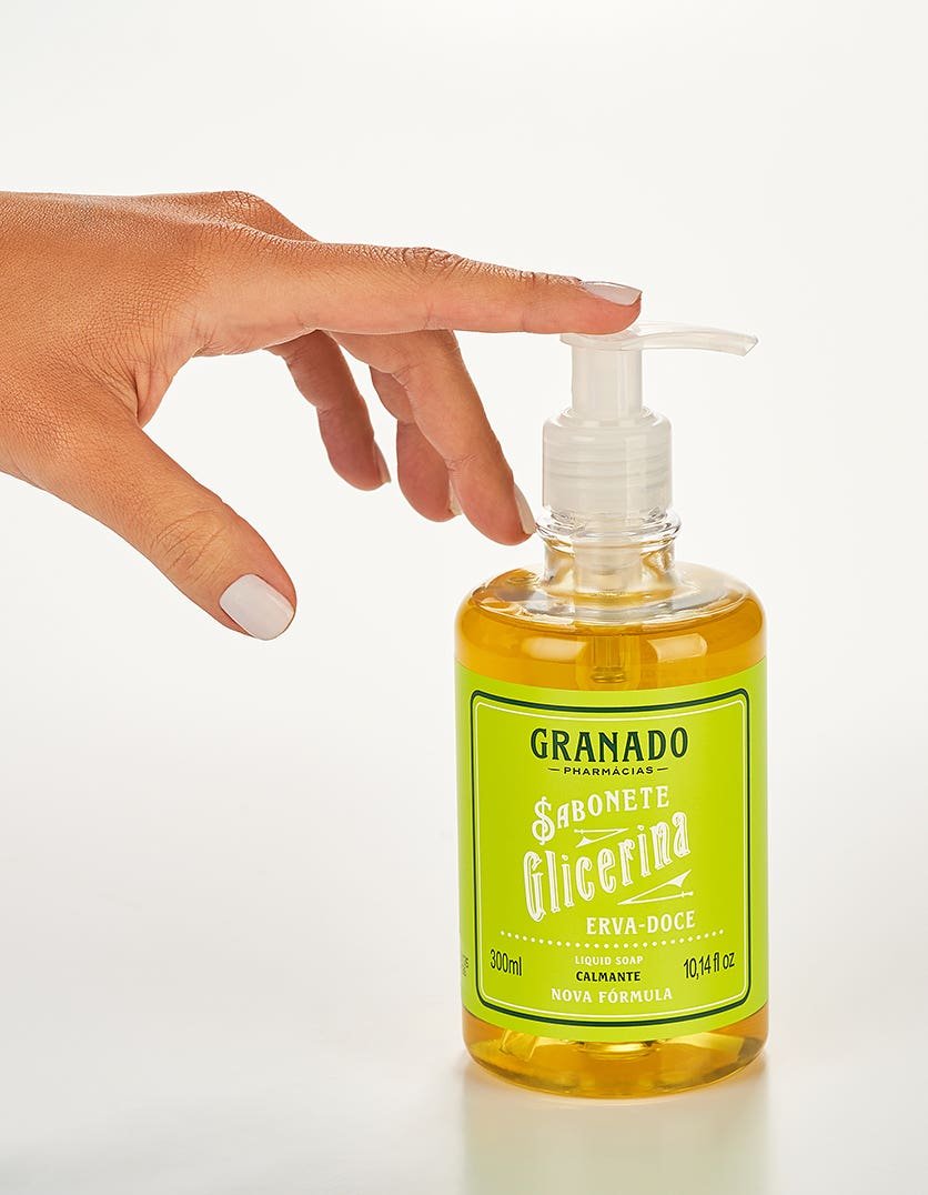 Sabonete Líquido de Glicerina Granado Erva-doce 300ml - Imagem 3