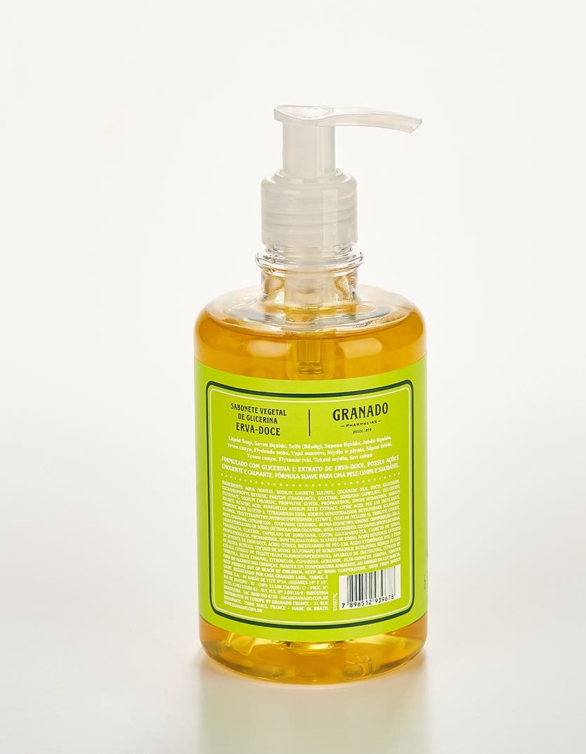 Sabonete Líquido de Glicerina Granado Erva-doce 300ml - Imagem 4
