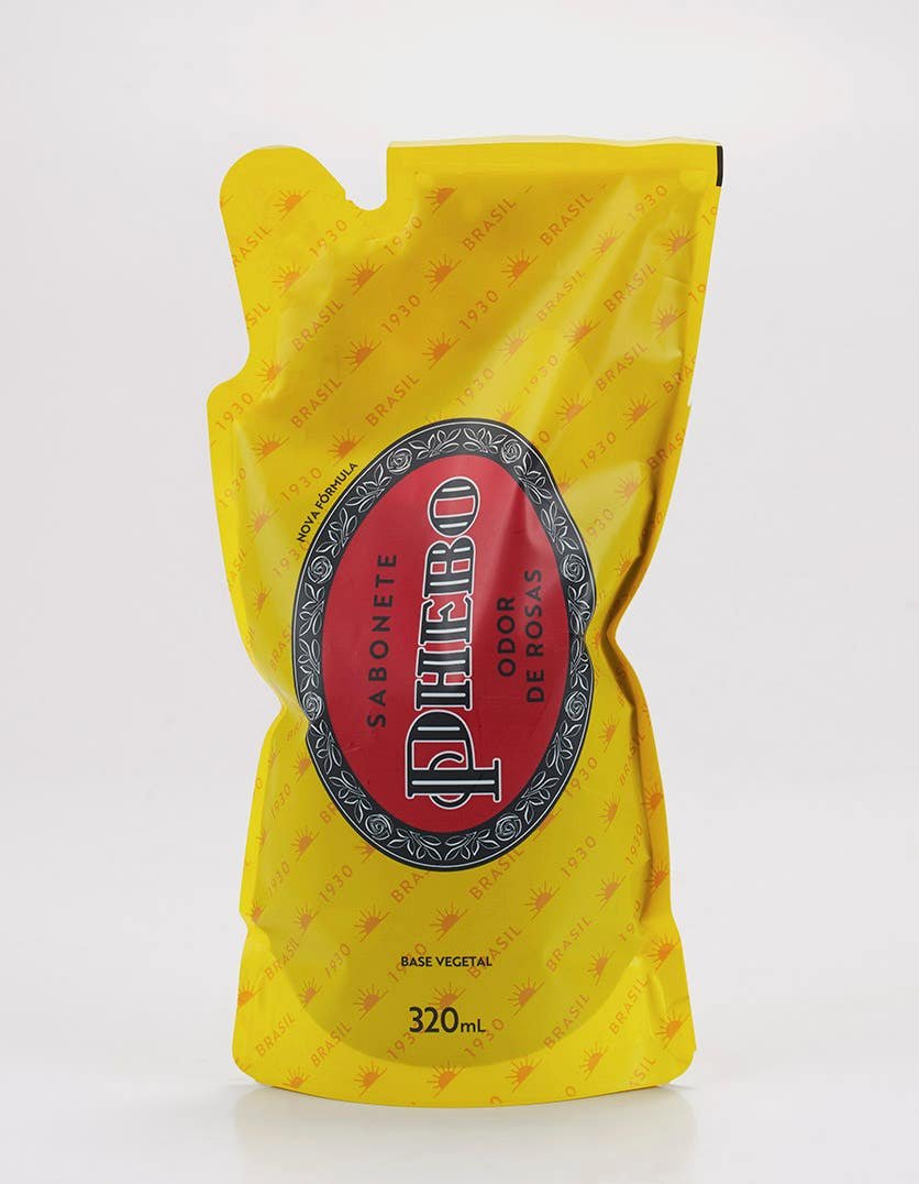 Refil Sabonete Líquido de Glicerina Phebo Odor de Rosas 320ml