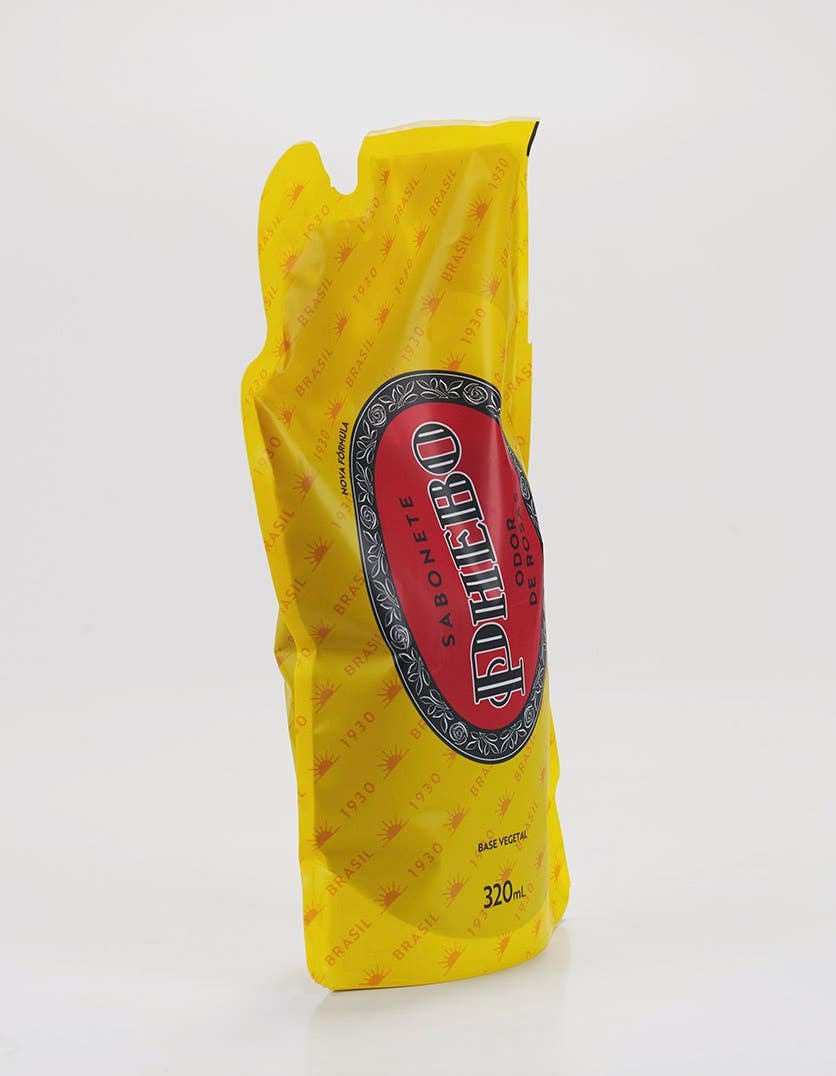 Refil Sabonete Líquido de Glicerina Phebo Odor de Rosas 320ml - Imagem 2