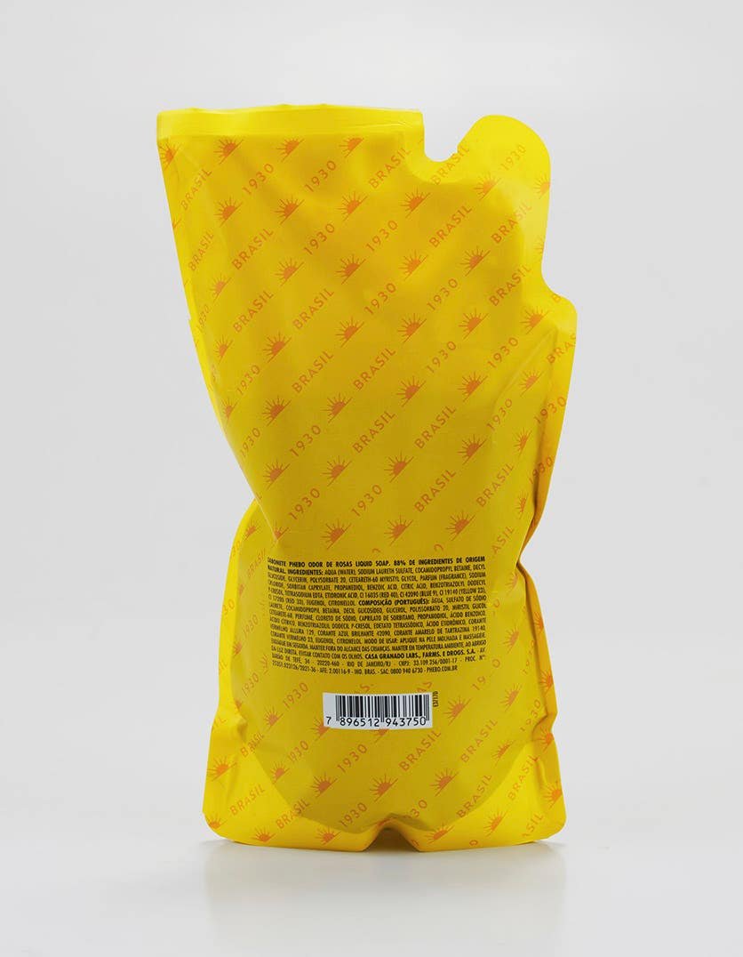 Refil Sabonete Líquido de Glicerina Phebo Odor de Rosas 320ml - Imagem 4