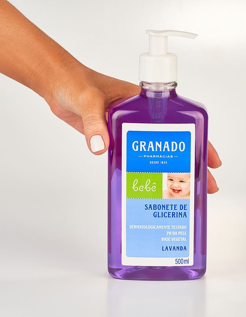 Sabonete Líquido de Glicerina Granado Bebê Lavanda 500ml - Imagem 3