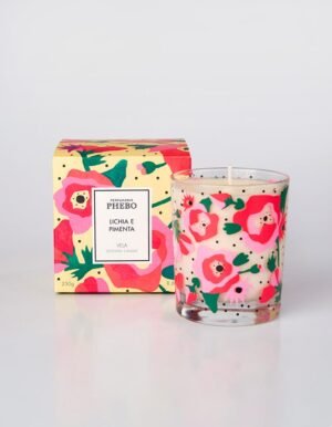 Vela Perfumada Phebo Lichia & Pimenta 250g