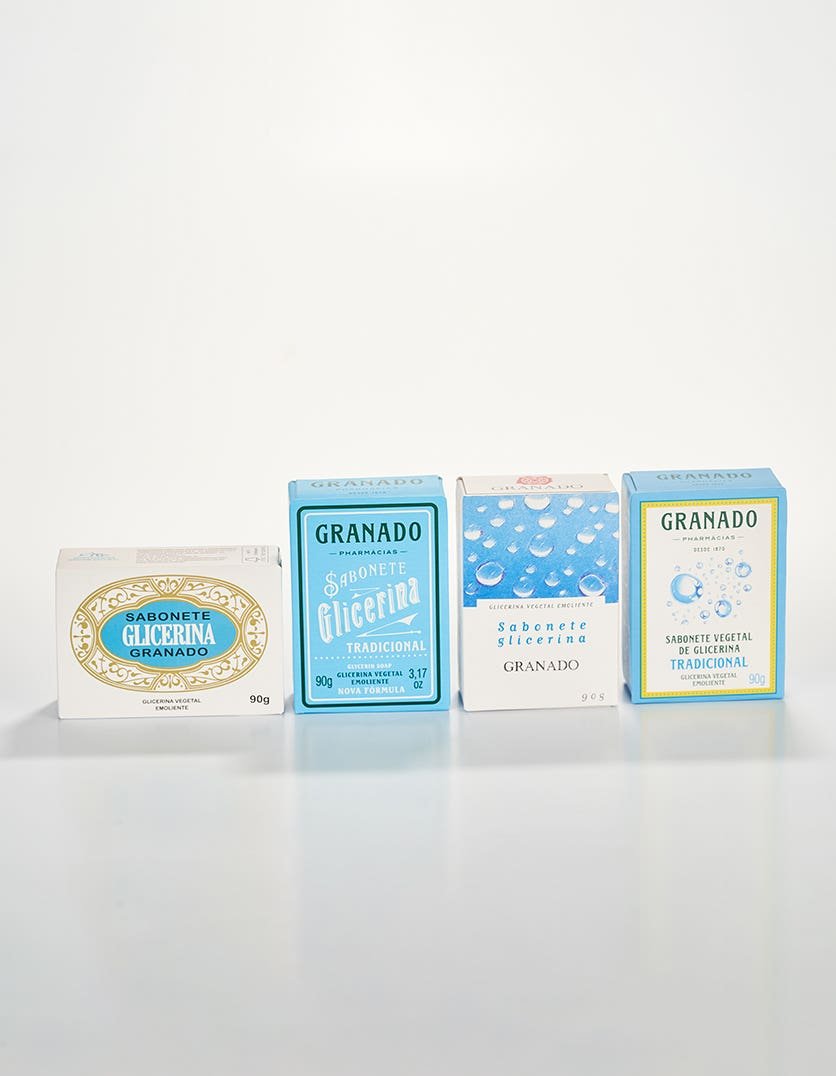 Kit de Sabonetes Histórico Glicerina Tradicional - 4 sabonetes 90g - Imagem 2