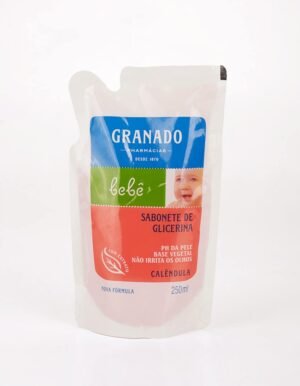 Refil Sabonete Líquido Glicerina Granado Bebê Calêndula 250ml