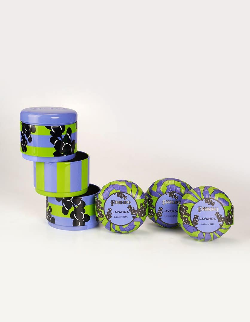 Kit Lata Sabonetes em Barra Águas Lavanda - Imagem 2