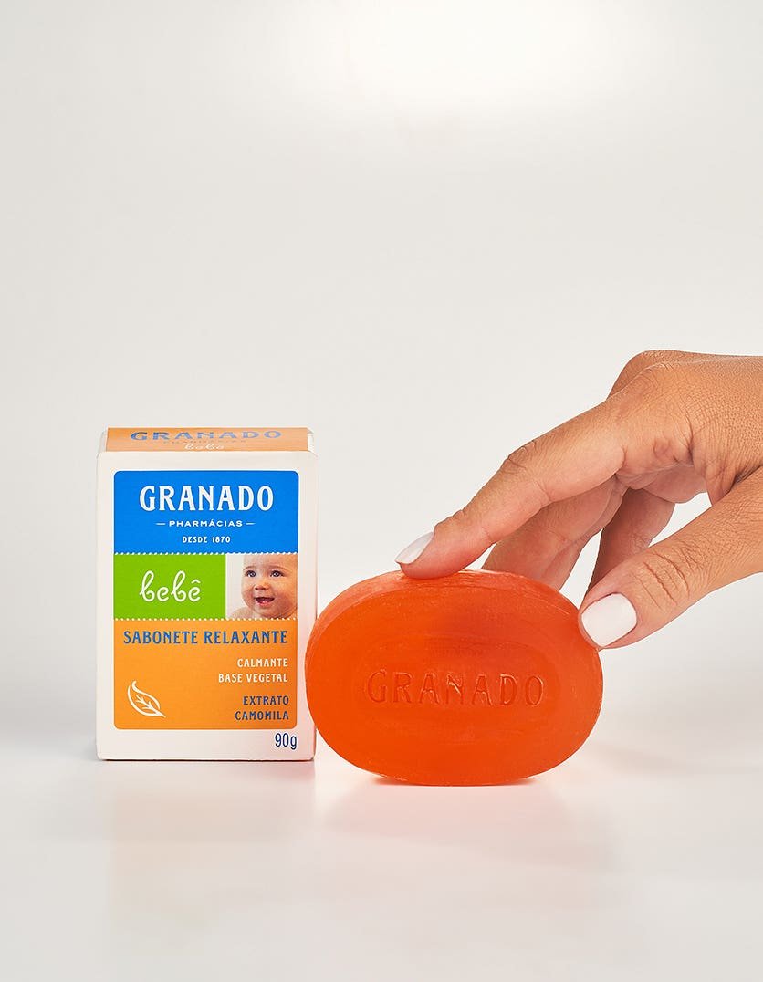 Sabonete em Barra de Glicerina Granado Bebê Camomila 90g - Imagem 3