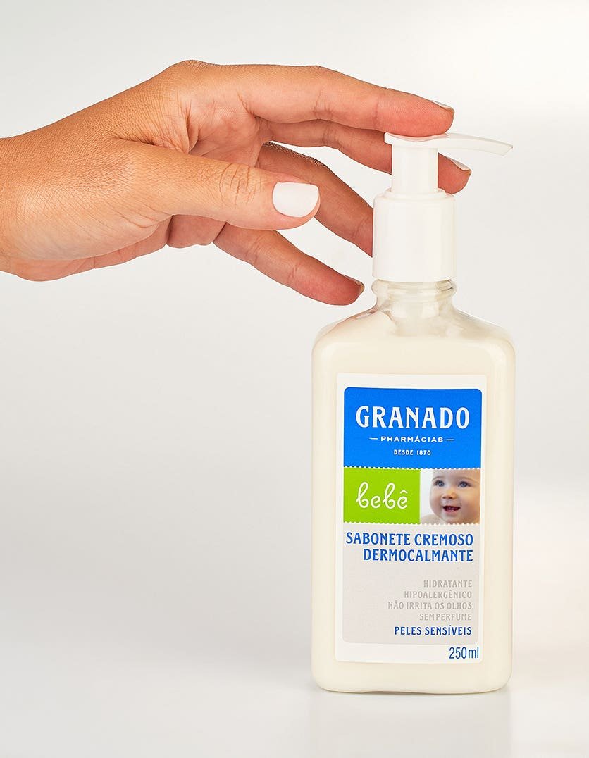 Sabonete Cremoso Dermocalmante Bebê Peles Sensíveis 250ml - Imagem 3
